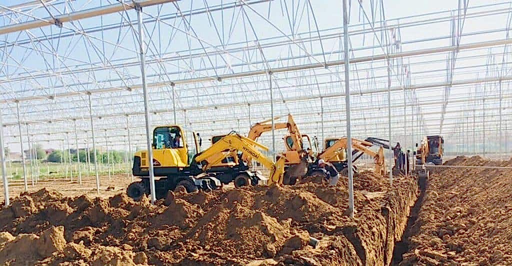 Özbekistan Sera Kurulumu Altyapı Çalışması | Topraklı Domates Serası Kurulumu | Topraklı Domates Sera Maliyeti | MAYSERA